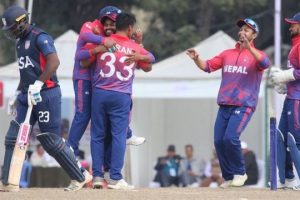 विश्वकप क्रिकेट लिग–२: नेपालद्वारा अमेरिका पाँच विकेटले पराजित